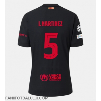 Barcelona Inigo Martinez #5 Tricou Fotbal Replică 2024-25 Barbati Deplasare
